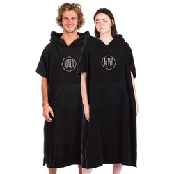 After Logo Surf Poncho black