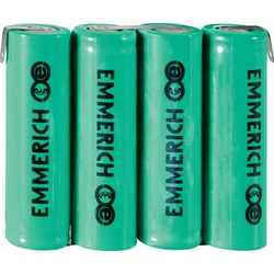 Emmerich NiMH mignon akumulatorski paket Emmerich, 4,8 V, Z-lemna zastavica