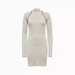 Nanushka Ženska haljina NW22SSDR00972, Krem