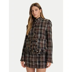 ViCOLO Suknjič TF0204 Rjava Regular Fit
