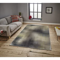Conceptum Hypnose Tepih Asr Crpt-59, Pravougaoni, 120 x 180 cm, Sivi