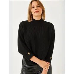 Bianco Lucci Pulover Pullover črna