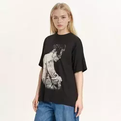 Cropp - Crna majica s printom Yungblud - CRNO