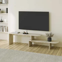 HANAH HOME TV polica Puzzle Travertine