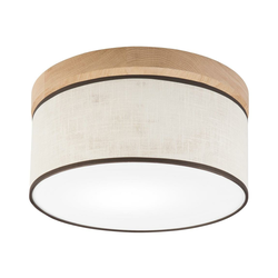 Brilagi - LED plafonsko svetlo BELLADONNA 1xE27/15W/230V prečnik 30 cm krem/hrast