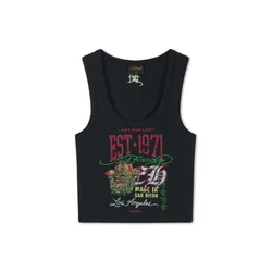 Ed Hardy Top zelena/rdeča/črna/bela