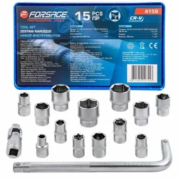 Forsage Set vložkov 1/2 10-32mm 6-številčne 15kosov