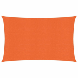 Jedro za zaštitu od sunca 160 g/m2 narančasto 3,5 x 5 m HDPE