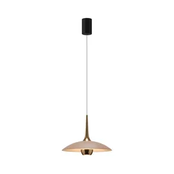 MAXLIGHT P0674 - LED luster na sajli MANUKA LED/12W/230V O 28 cm zlatna/bež