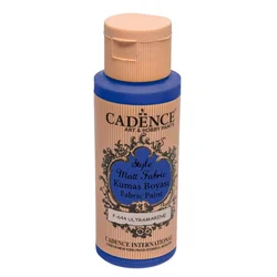 Cadence Barva za tekstil Style Matt Fabric - mornarsko modra/50 ml