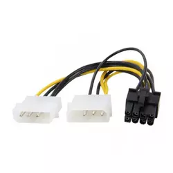 E-GREEN Naponski adapter za PCI-E VGA (8-pin) -2x Molex