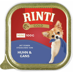 RINTI Gold Mini 6 x 100 g - Piščanec and gos