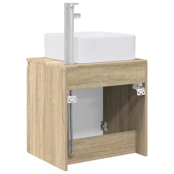 Umivaonik s policom Hrast sonoma 49,5 x 41 x 63 cm