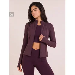 Sinsay - Sportska bluza sa visokom kragnom i zipom Everyday Active - mahagoni