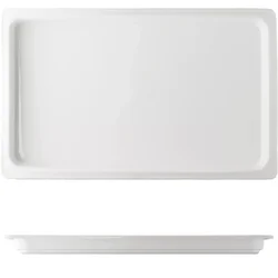 Porcelanska gastronorm posoda GN 1/1 G. Benedikt 52,5x31,5 cm, bela