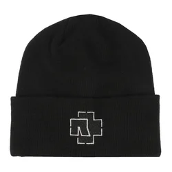 Kapa Rammstein Silver Logo - Black - 300039