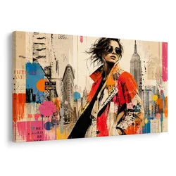 Slika mestna moda v New Yorku - 60x40
