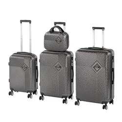 Komplet kovčkov TraveLux Pro XXIV na rolerjih sive barve