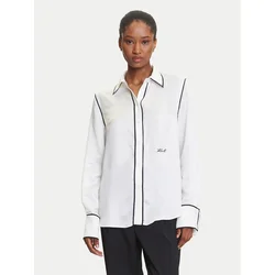 KARL LAGERFELD Srajca A3W11012 Bela Regular Fit