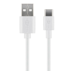 GOOBAY USB-C 3m bel polnilni in sync kabel