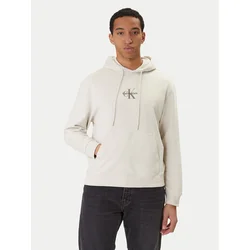 Calvin Klein Jeans Muški duks LV04RD243G67U, Sa kapuljačom, Bež