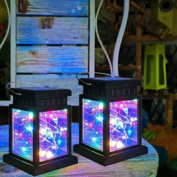 Solarni fenjer sa šarenim LED sijalicama