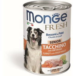 Monge Fresh Hrana Za Pse, Pašteta Sa Ćuretinom I Povrćem, Senior, 400g