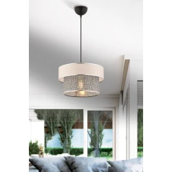 Opviq Luster Ero, 30x30cm, Krem-srebrne boje