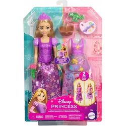 Mattel Disneyjeva princesa Rapunzel 2-v-1 lutka + dodatki JBG09