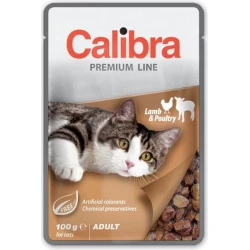Calibra Cat Adult Kesica Jagnjetina i Živina, hrana za mačke 100g