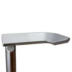 Ukrivljena podpora za dleto 120x70 mm