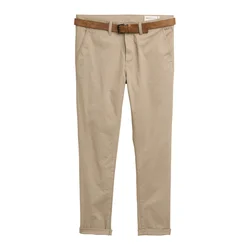 TOM TAILOR DENIM Chino hlače bež/konjak