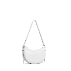 LANCASTER Paris Torba za čez ramo Sac demi lune Zippé Suave Ace Lancaster Gris Clair siva