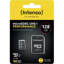 Micro SDXC Intenso 128GB Class10 3413491 + adapter