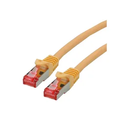Secomp Roline S/FTP (PiMF) PatchCord Cat6A/CompLv, LSOH, žuta, 2.0m