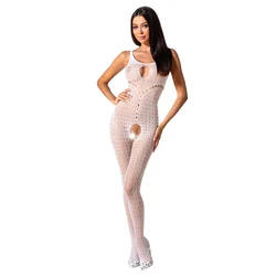 Bodystocking – mrežasti kombinezon BS078 White