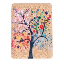 Viter ogledalce cork floral design ( L-855_2 )