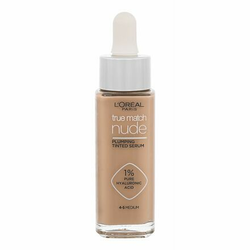L’Oréal Paris True Match Nude Plumping Tinted Serum serum za ujednačavanje tena lica nijansa 4-5 Medium 30 ml