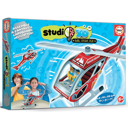 Puzzle prevozna sredstva Helicopter 3D Studio Educa s plastičnimi vijaki od 5 leta