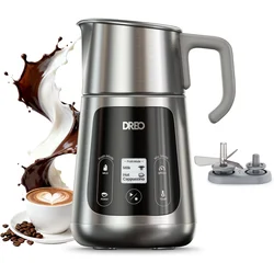 DREO Milchaufschäumer [Verbessert] 450ml, za latte/kapučino