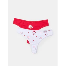 Sinsay - Tange gaćice 2 pakovanja Hello Kitty - šareno