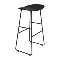Črni barski stoli v kompletu 2 kos 65 cm Tangle - White Label
