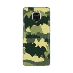 Silikonska maska za Xiaomi Redmi Note 9 Pro/Note 9 Pro Max/Note 9S Army Print Skin maslina