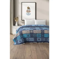 Patchwork - Blue Blue Muslin Single Quilt