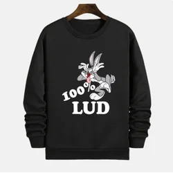 MAFIMI Muški duks 100% Lud, Crni