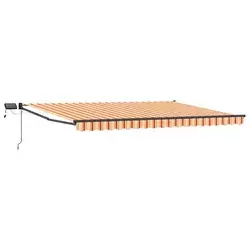 Ručna zlačivna tenda s LED diodama Šareni 5 x 3 m