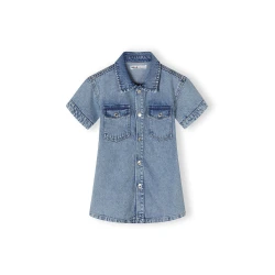 MINOTI Obleka moder denim