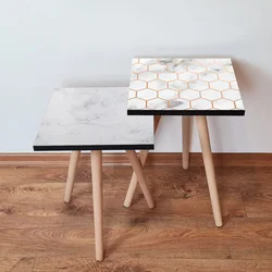 HANAH HOME Set 2 stočića 2Shp525 White