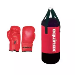 BESTWAY boksarska vreča za otroke z rokavicami