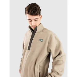 Dravus Echo Half-Zip Fleece Sweater brown